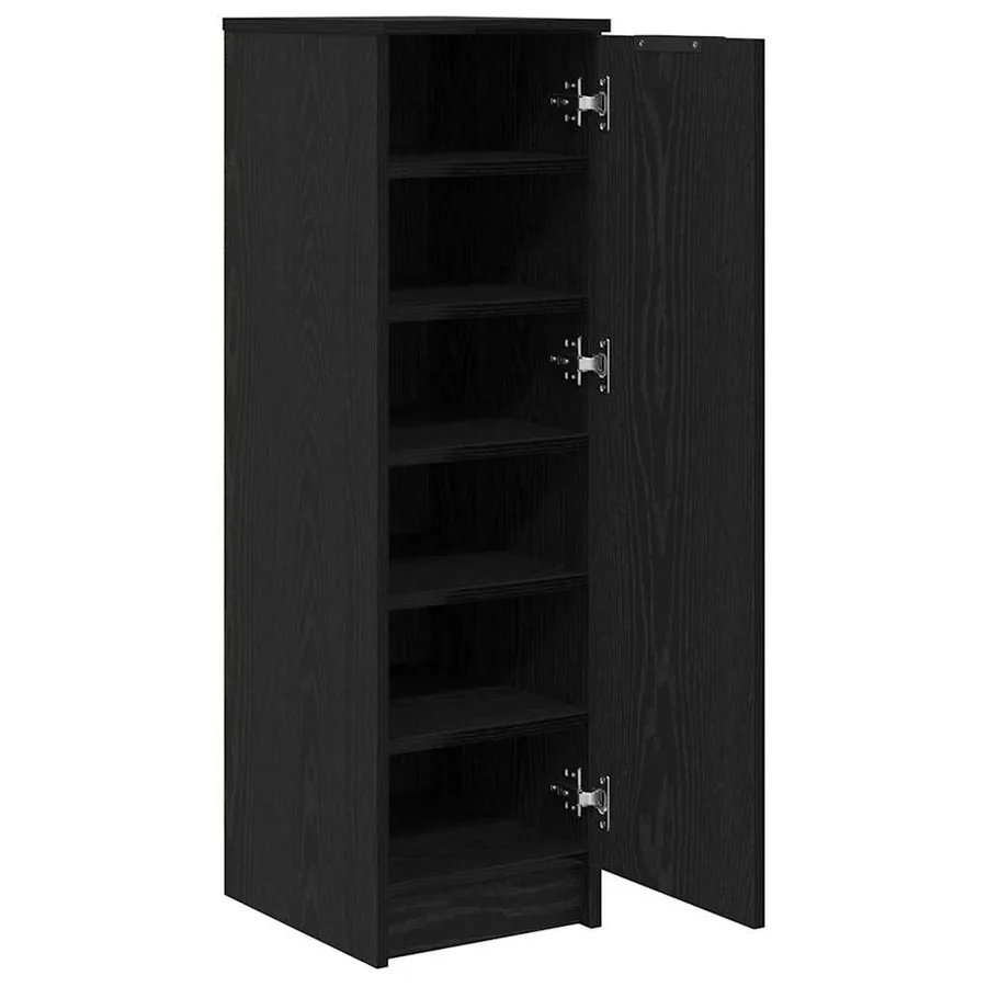 Cabinet à chaussures avec étagère Chêne noir 29,5 x 35 x 101 cm - 5