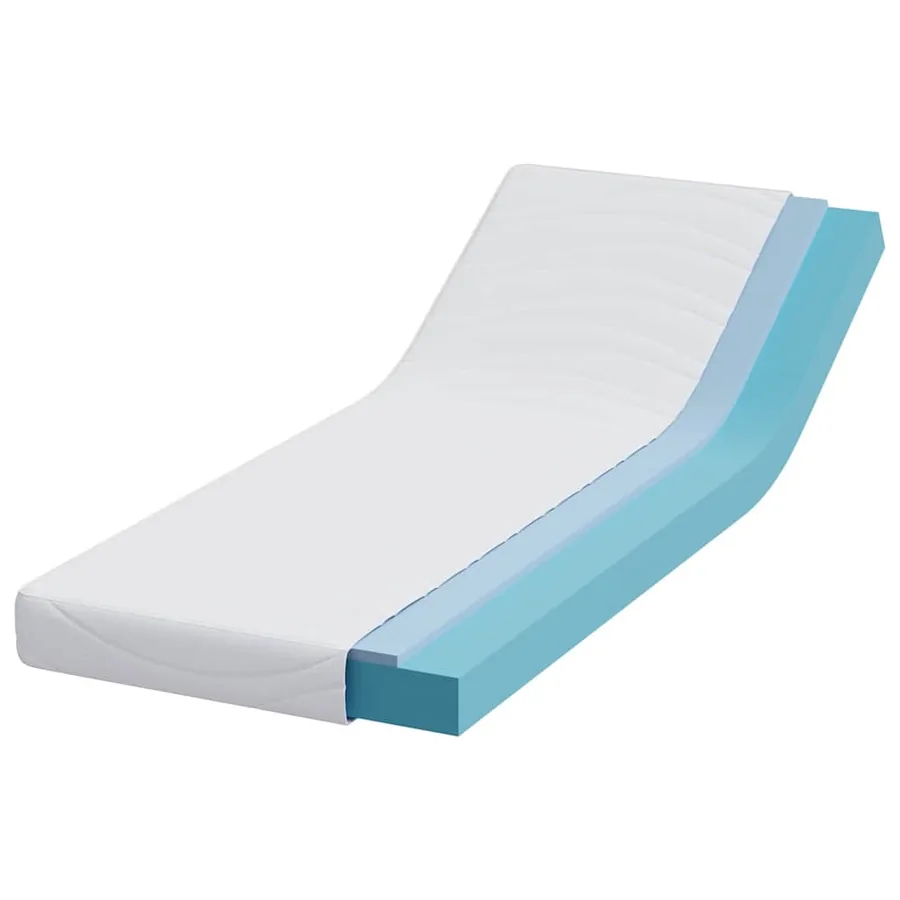 Matelas Blanc 70 x 200 cm Tissu jacquard - 3