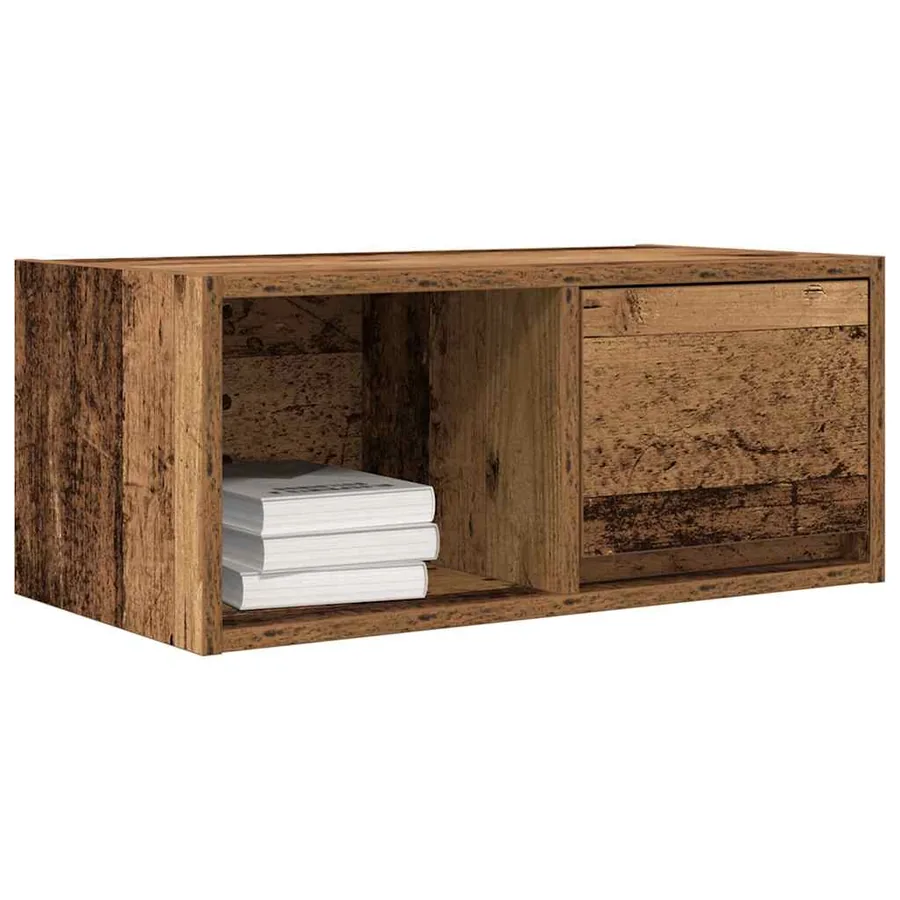 Meubles TV 2 pcs vieux bois 60x31x25,5 cm bois d'ingénierie - 4