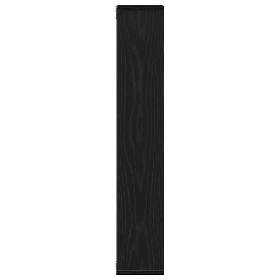 Étagère murale Chêne noir 36x16x90 cm Bois d'ingénierie - 6