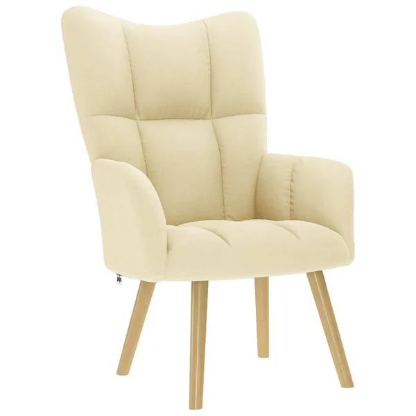 Chaise de relaxation Crème Tissu