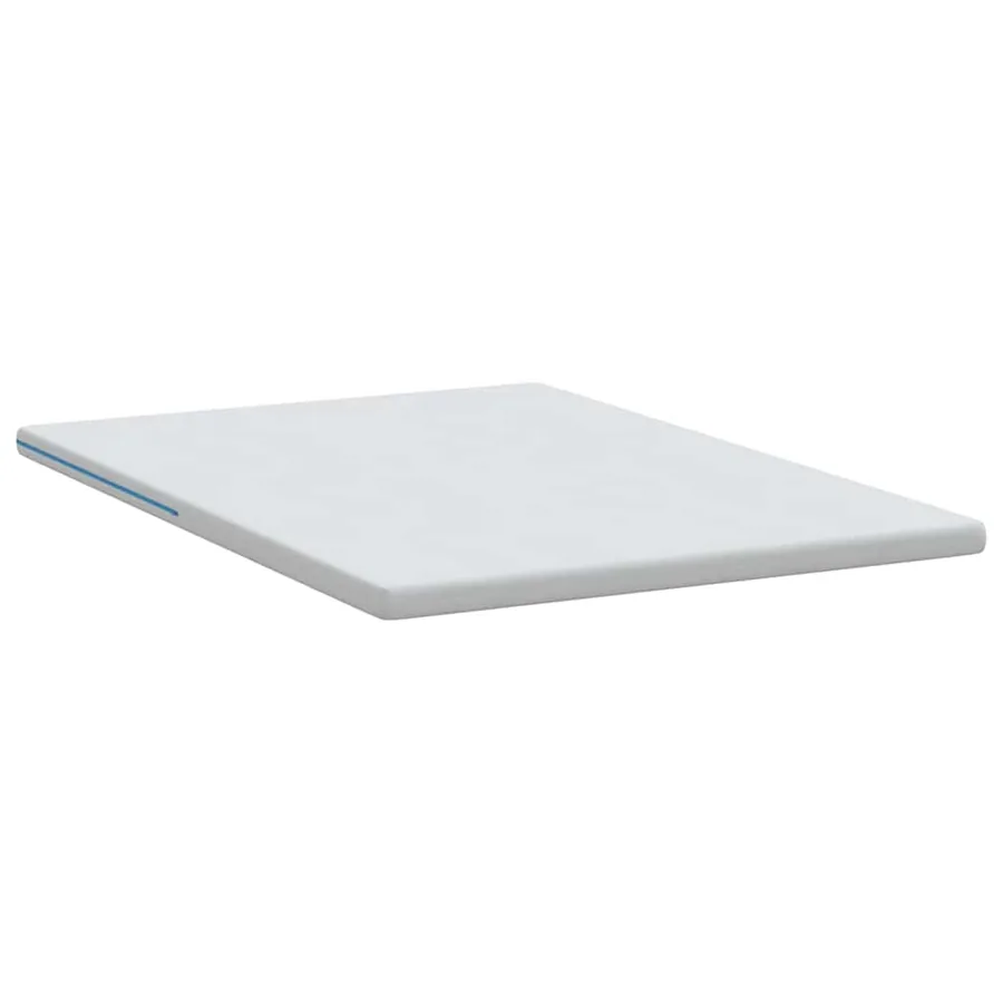 Surmatelas Blanc 140 x 200 cm Tissu jacquard - 6