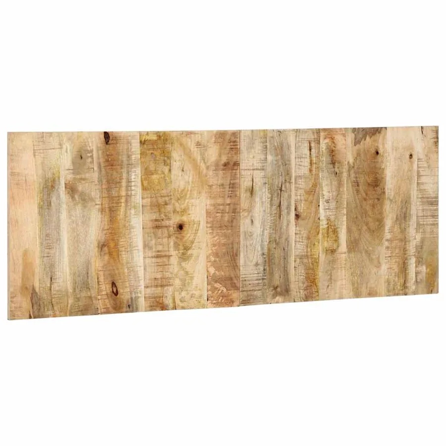 Tête de lit 140 cm bois de manguier brut massif - 2