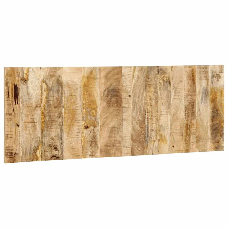 Tête de lit 140 cm bois de manguier brut massif - 3