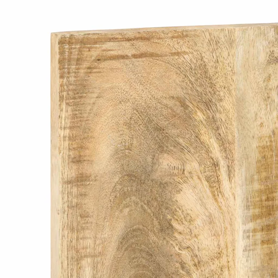 Tête de lit 140 cm bois de manguier brut massif - 6