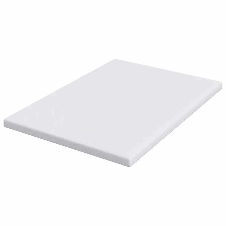 Surmatelas en mousse à mémoire 140 x 190 cm Thick Doux Blanc - 5