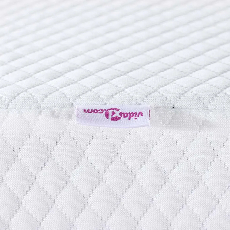 Surmatelas en mousse à mémoire 140 x 190 cm Thick Doux Blanc - 9