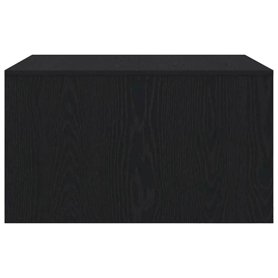 Table basse avec tiroirs chêne noir 70,5x70x40 cm - 7