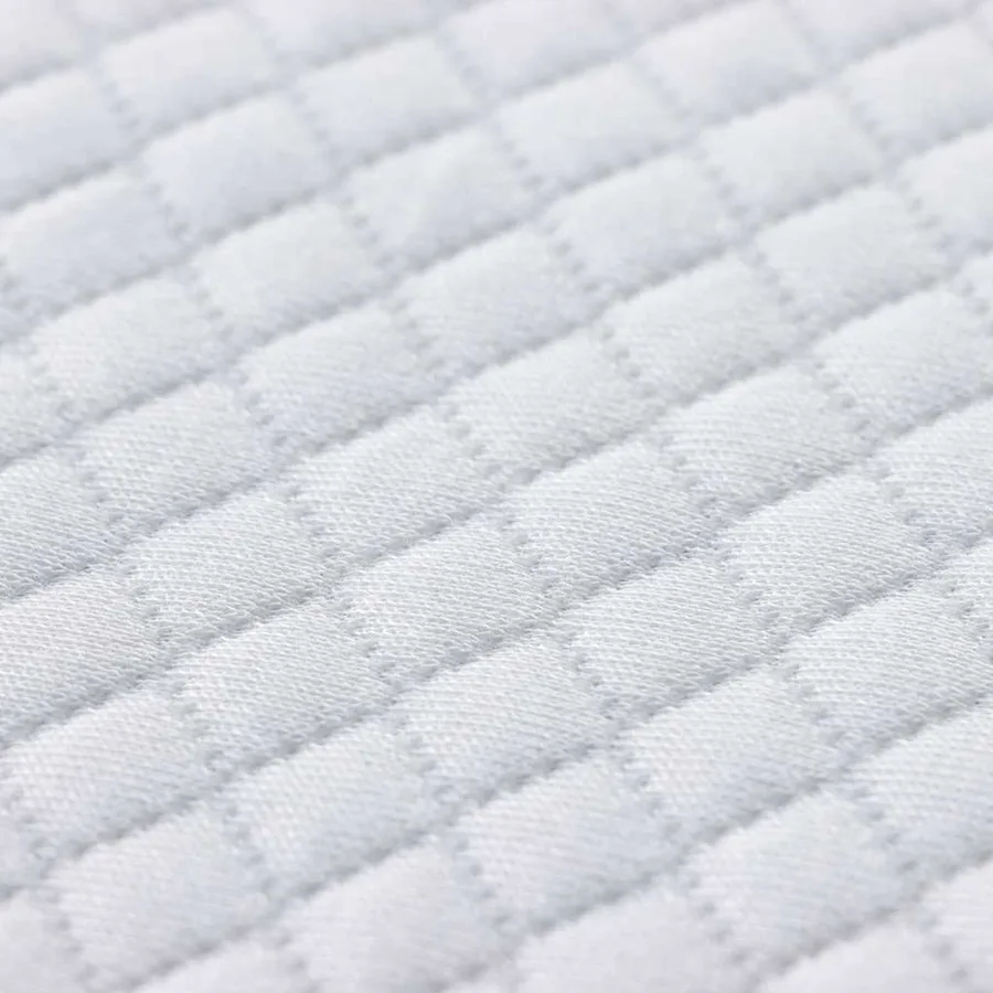 Surmatelas en mousse à mémoire 140 x 200 cm Thick Doux Blanc - 10