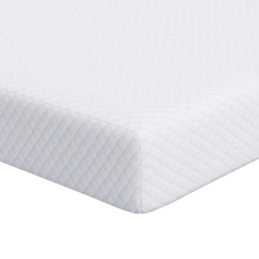 Surmatelas en mousse à mémoire 140 x 200 cm Thick Doux Blanc - 2