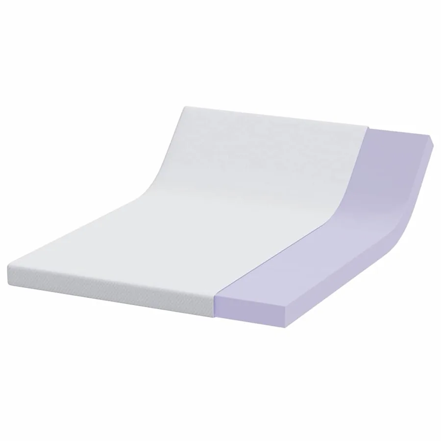 Surmatelas en mousse à mémoire 140 x 200 cm Thick Doux Blanc - 4