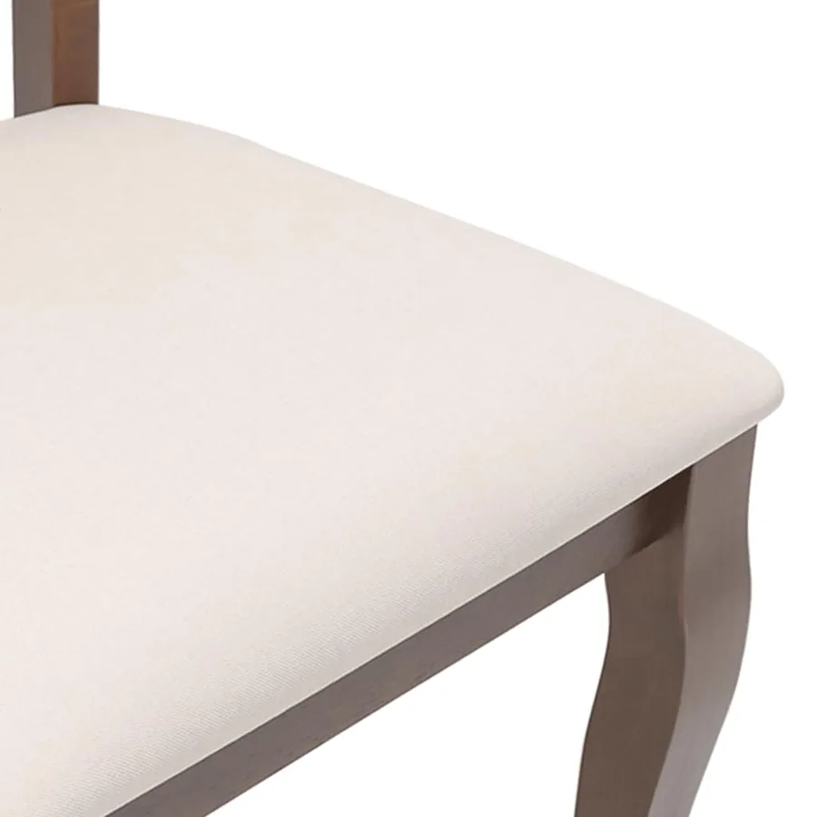 Chaises à manger coussins 2 pcs marron bois massif caoutchouc - 8