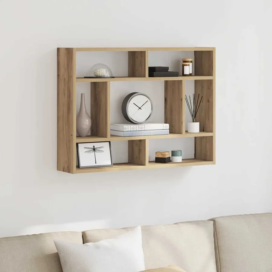 Étagère murale Artisan en chêne 75 x 16 x 55 cm bois d'ingénierie - 3