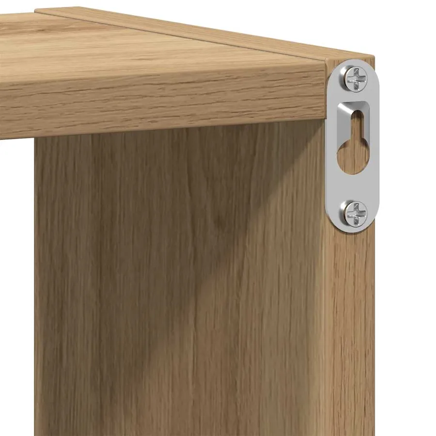 Étagère murale Artisan en chêne 75 x 16 x 55 cm bois d'ingénierie - 8