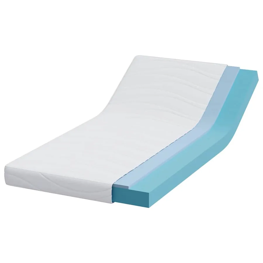 Matelas Blanc 90 x 190 cm Tissu jacquard - 3