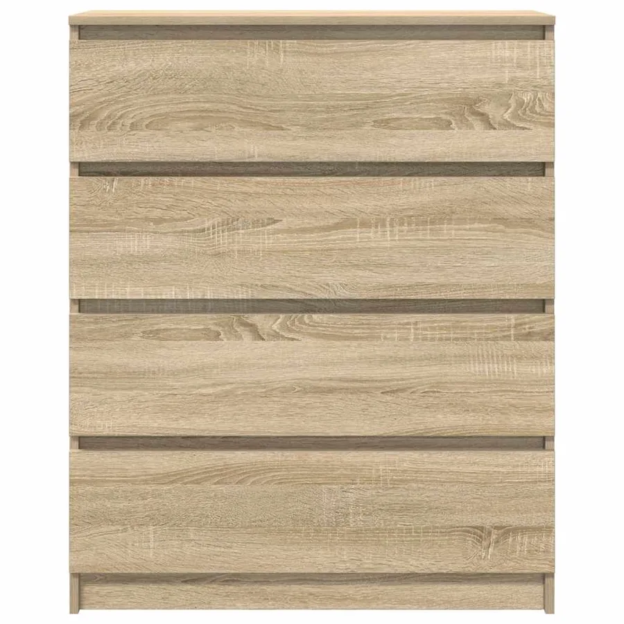 Buffet chêne sonoma 80x35x99 cm bois d'ingénierie - 6