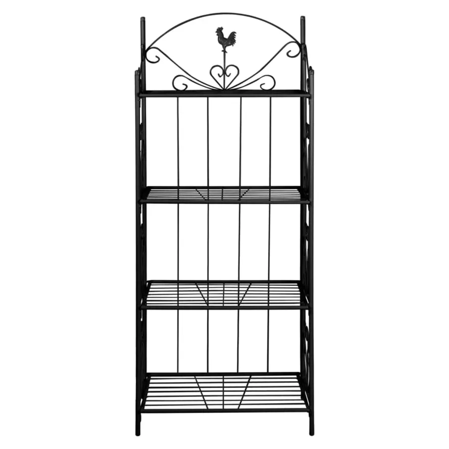 Support pour plantes Carré Noir - 2