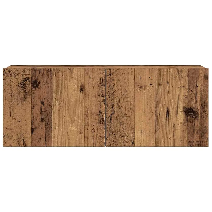 Ensemble de meuble TV mural 7 pcs vieux bois bois d'ingénierie - 5