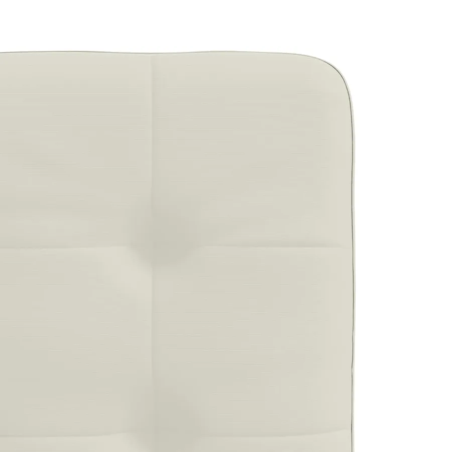 Chaises à manger lot de 2 Crème Velours - 7