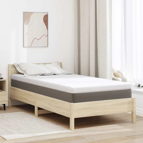 Surmatelas en mousse à mémoire 100 x 200 cm Thick Doux Blanc
