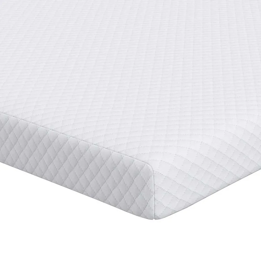 Surmatelas en mousse à mémoire 100 x 200 cm Thick Doux Blanc - 2