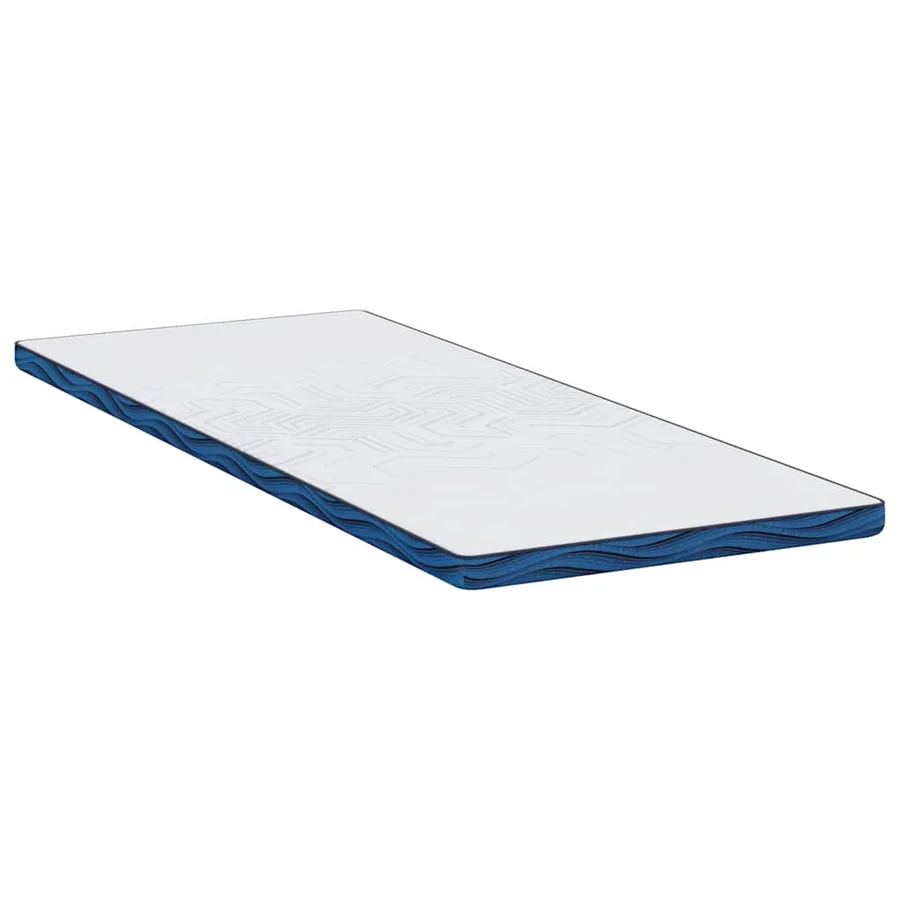 Surmatelas Blanc 80 x 200 cm Tissu jacquard - 5