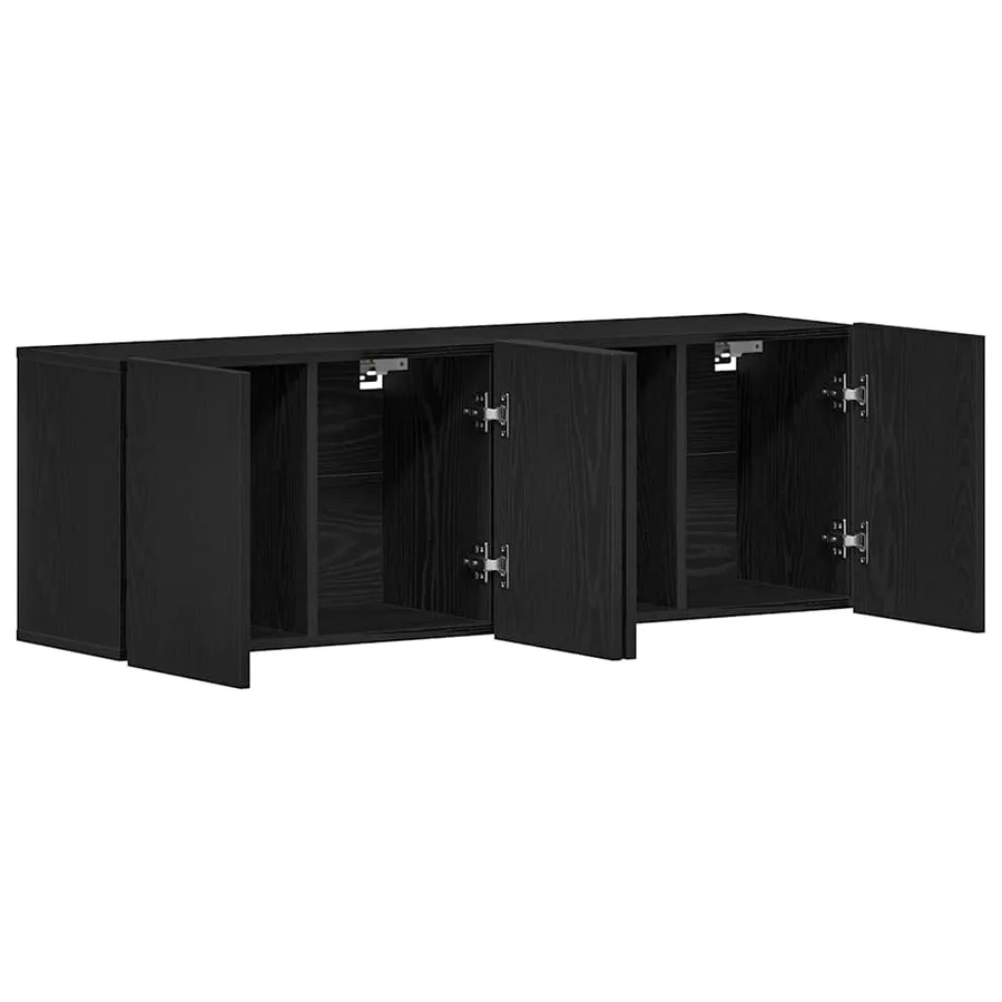 Meubles TV 2 pièces Chêne noir 120 x 30 x 41 cm Bois d'ingénierie - 5
