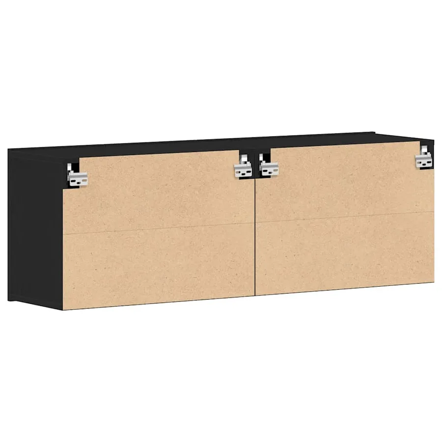 Meubles TV 2 pièces Chêne noir 120 x 30 x 41 cm Bois d'ingénierie - 8
