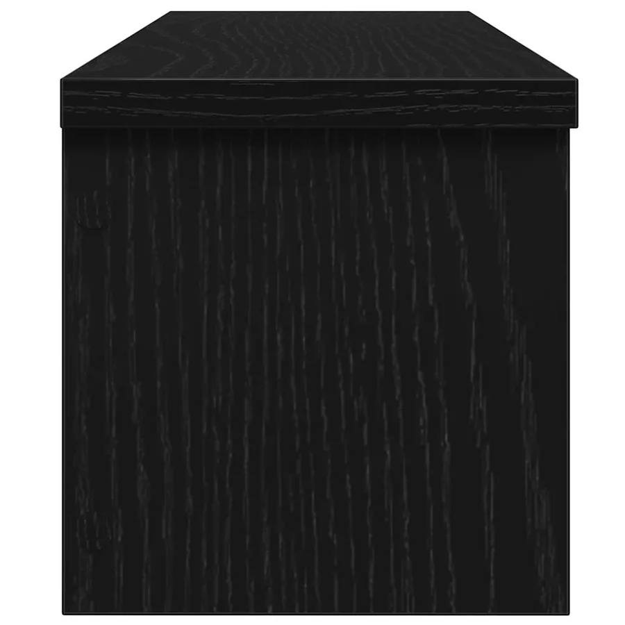 Étagère de cuisine empilable noir 50x15x16 cm bois d'ingénierie - 4