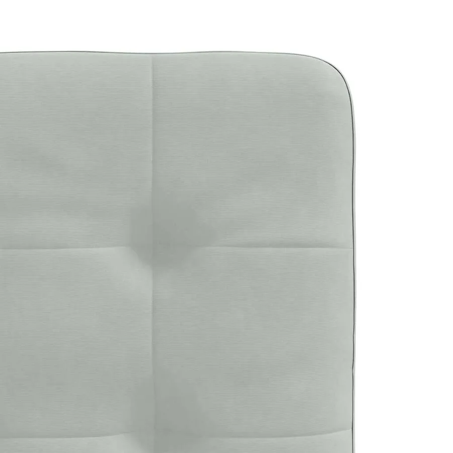 Chaises à manger lot de 4 Gris clair Velours - 7