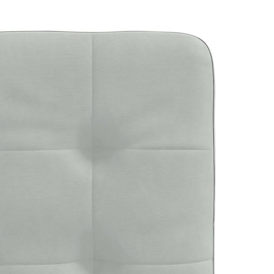 Chaises à manger lot de 6 gris clair velours - 7