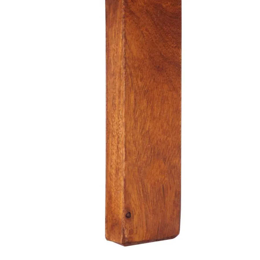 Table de chevet 40x40x36 cm bois d'acacia massif - 7
