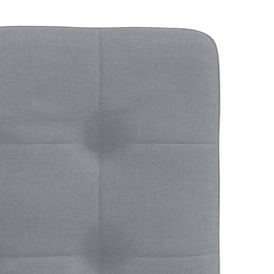 Chaises à manger lot de 6 gris clair tissu - 7