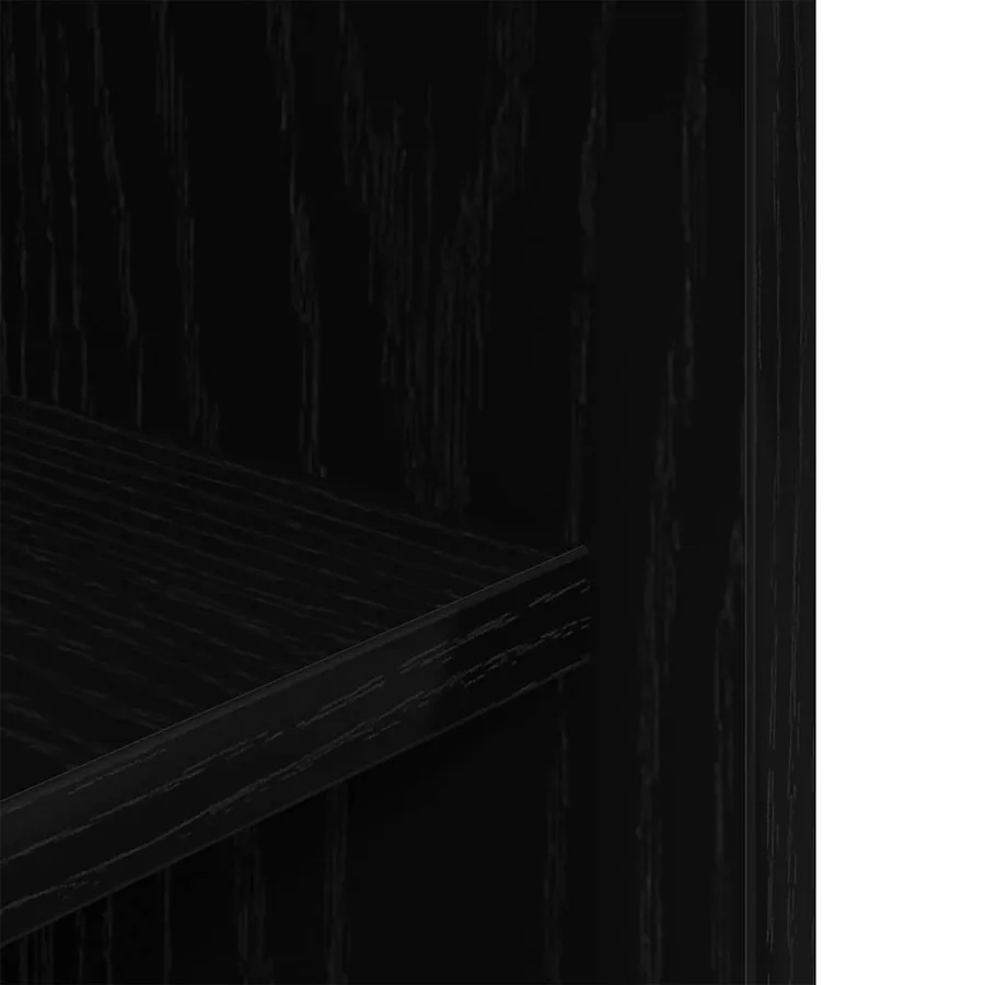 Support pour aquarium chêne noir 60,5x36x72,5 cm - 8