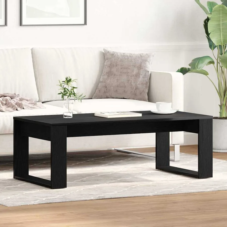 Table basse Chêne noir 102 x 50 x 35 cm Bois d'ingénierie