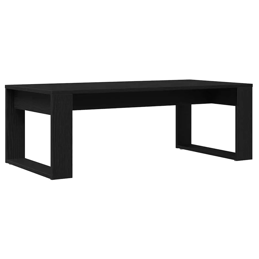 Table basse Chêne noir 102 x 50 x 35 cm Bois d'ingénierie - 5