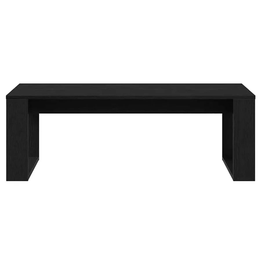 Table basse Chêne noir 102 x 50 x 35 cm Bois d'ingénierie - 6