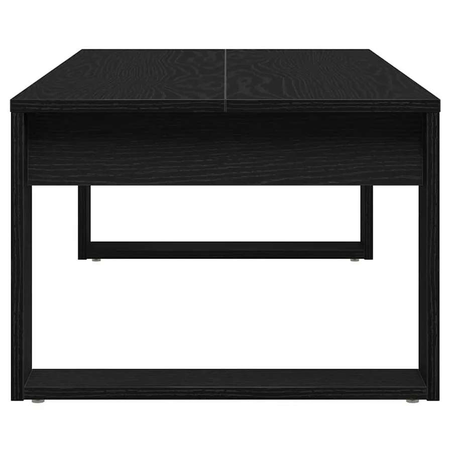 Table basse Chêne noir 102 x 50 x 35 cm Bois d'ingénierie - 7