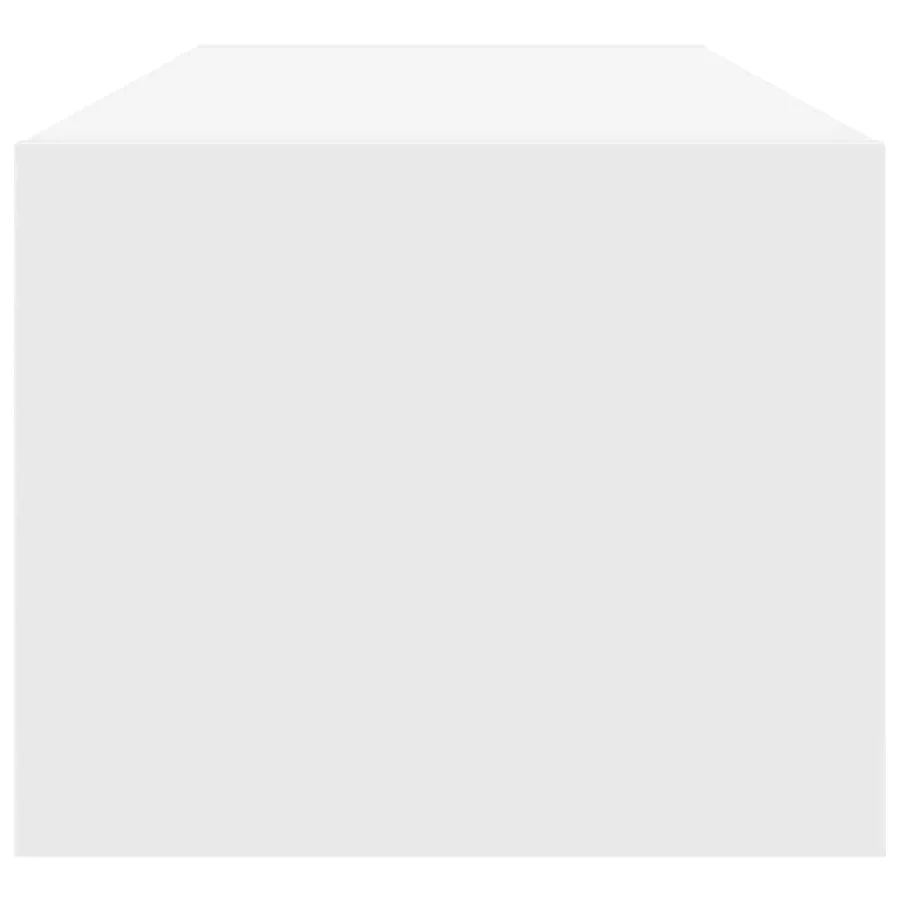 Meuble TV blanc 100x31x25,5 cm bois d'ingénierie - 7