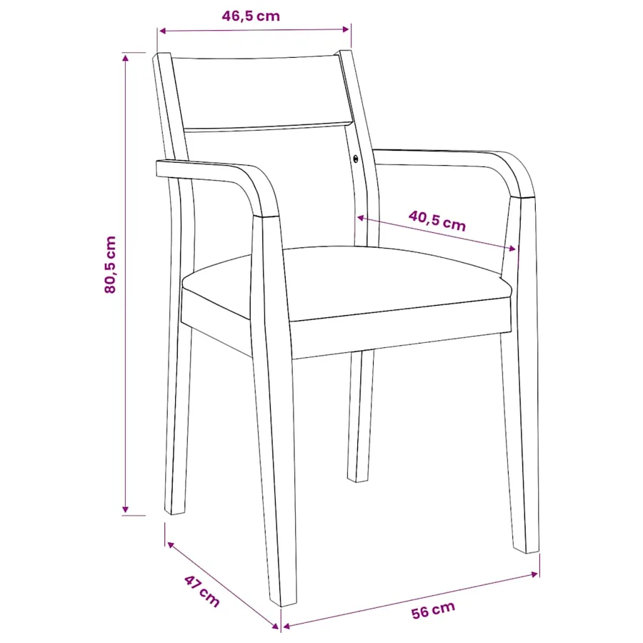 Chaises à manger coussins 2 pcs marron bois massif caoutchouc - 11