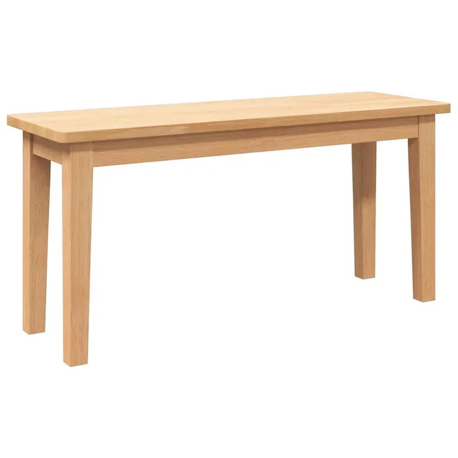 Banc 90 cm bois massif caoutchouc - 2