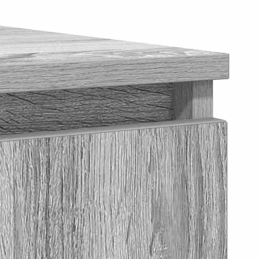 Buffet avec tiroirs sonoma gris 100,5x35x76cm bois d'ingénierie - 10