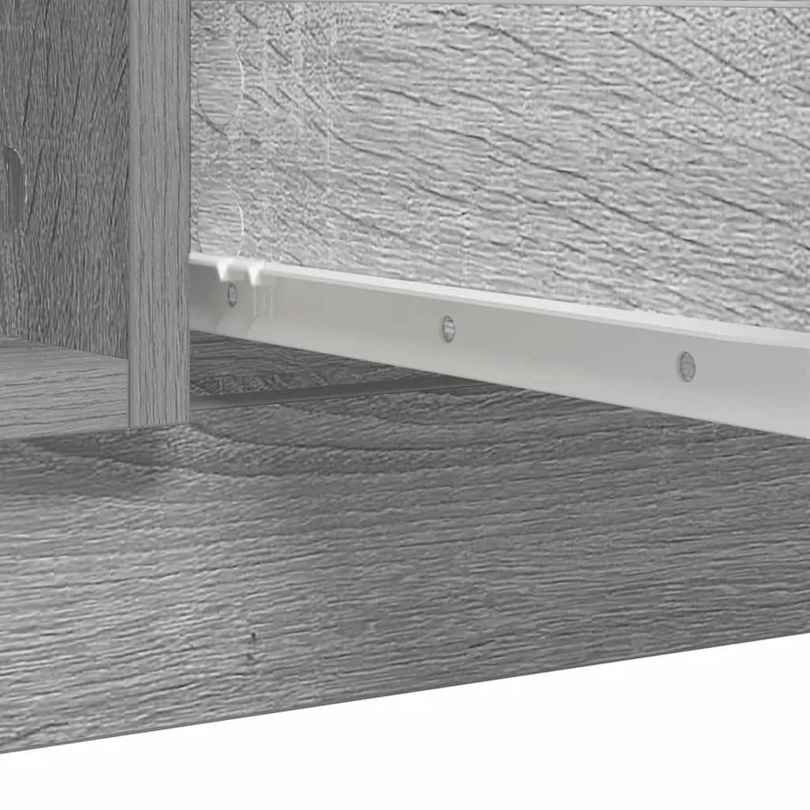 Buffet avec tiroirs sonoma gris 100,5x35x76cm bois d'ingénierie - 11