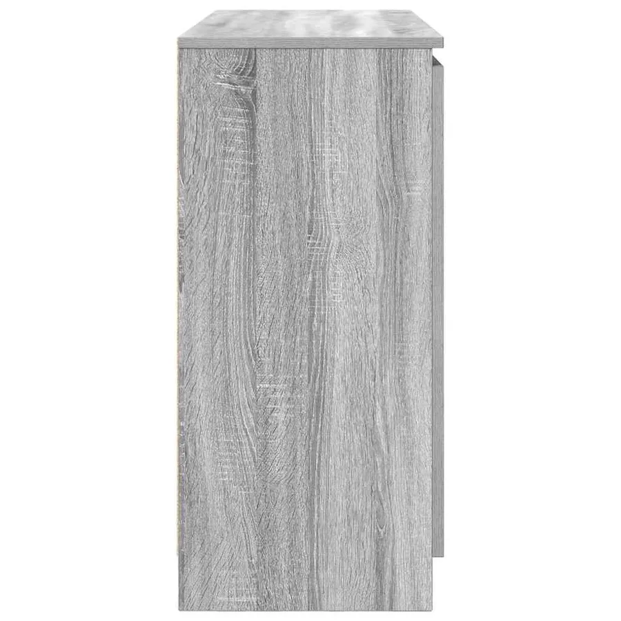 Buffet avec tiroirs sonoma gris 100,5x35x76cm bois d'ingénierie - 7