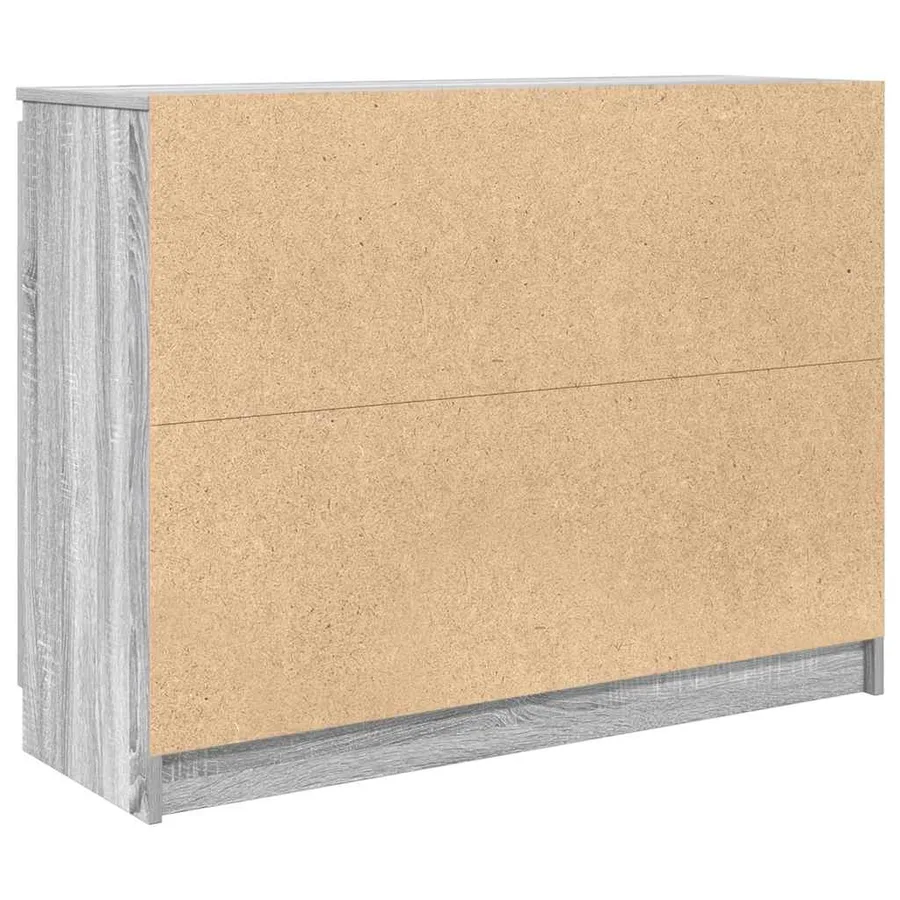 Buffet avec tiroirs sonoma gris 100,5x35x76cm bois d'ingénierie - 8