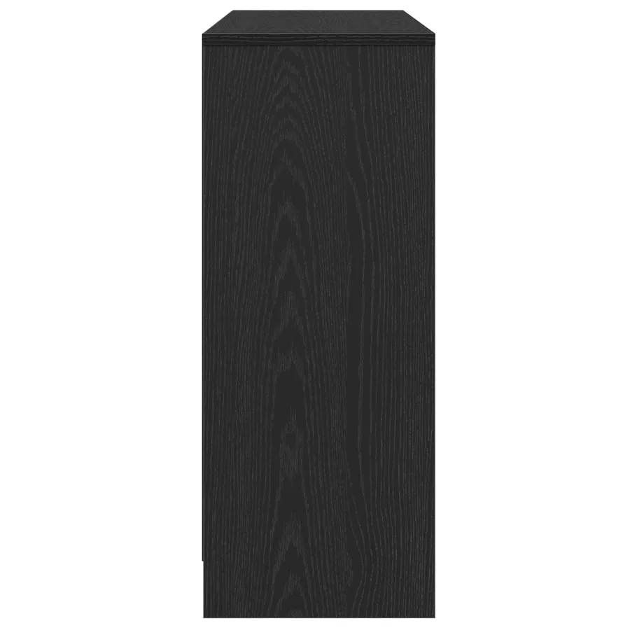 Buffet Noir 102 x 29.5 x 75 cm Bois d'ingénierie - 8