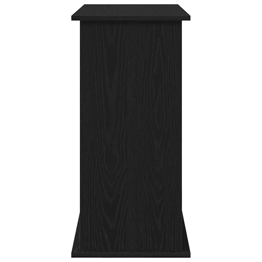 Support d'aquarium Chêne noir 81x36x73 cm Bois d'ingénierie - 7