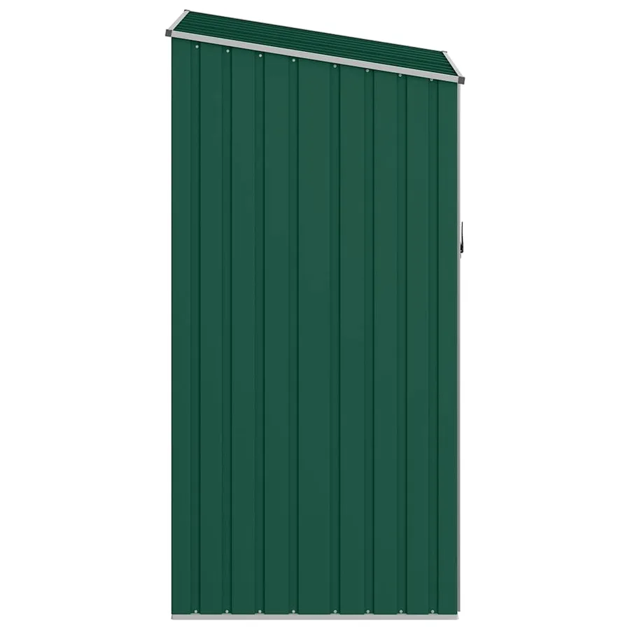 Garden firewood shed Green 245x98x159 cm Galvanised steel - 7
