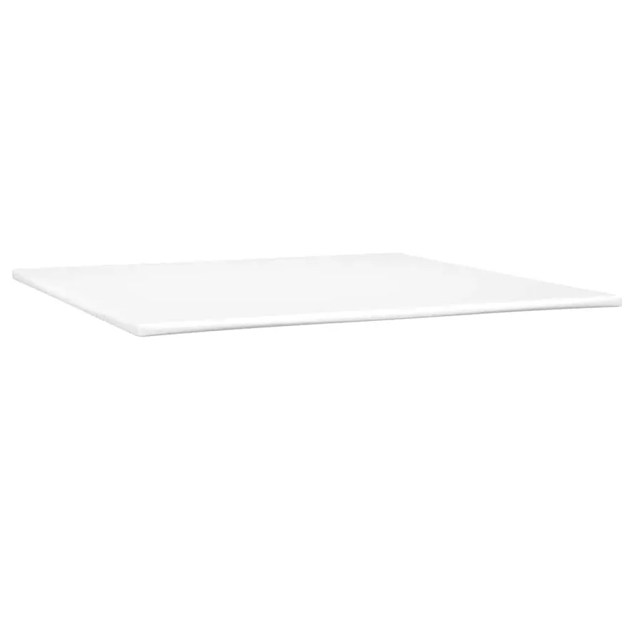 Sommier à lattes de lit et matelas gris clair 200x210cm velours - 8