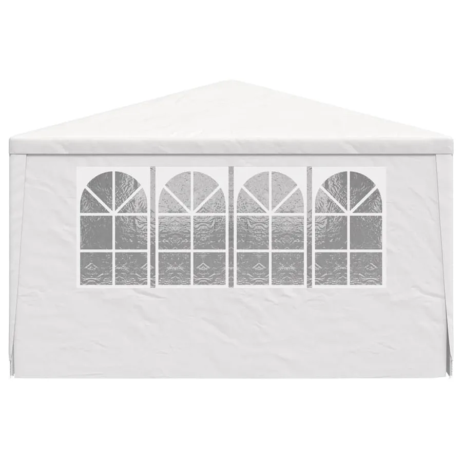 Tente de réception et parois latérales 4x6 m Blanc 90 g/m² - 5